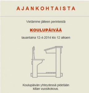 Vanhan koulun killan koulupäivä @ Forssan yhteislyseon jugend-sali | Forssa | Suomi